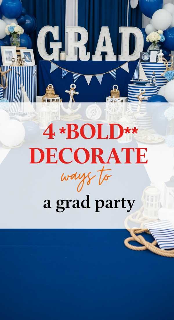 4 Bold Ways To Decorate A Grad Party 69ecac8e25d4b