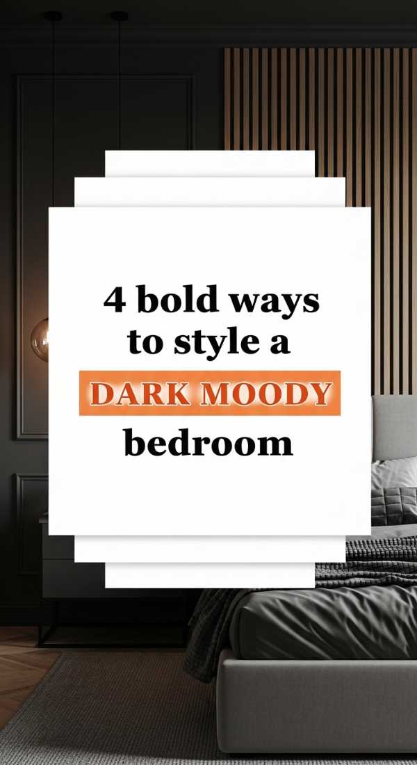 4 Bold Ways To Style A Dark Moody Bedroom 69ee5bc5073b2