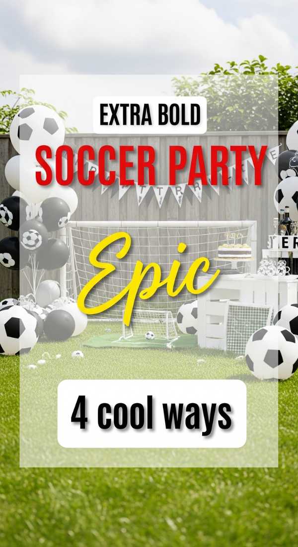 4 Cool Ways To Arrange Soccer Party Decorations 69ee4b4bbb873