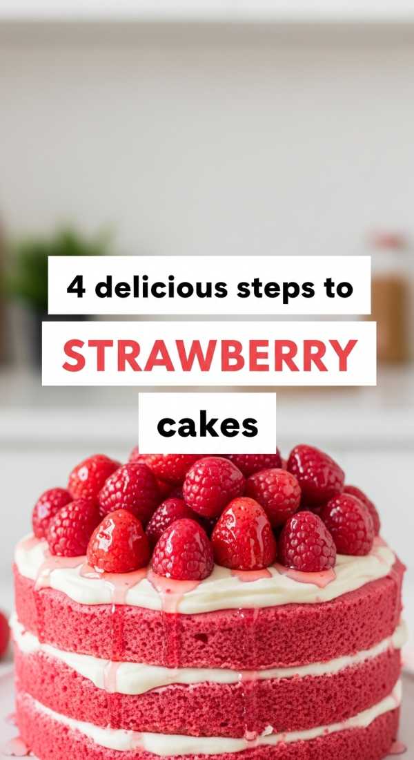4 Delicious Steps To Strawberry Cakes 69f05aae33903