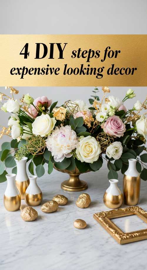 4 DIY Steps for Expensive Looking Party Decor
