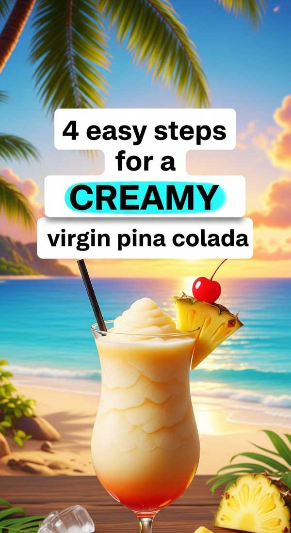 4 Easy Steps For A Creamy Virgin Pina Colada 69e20d341e74d