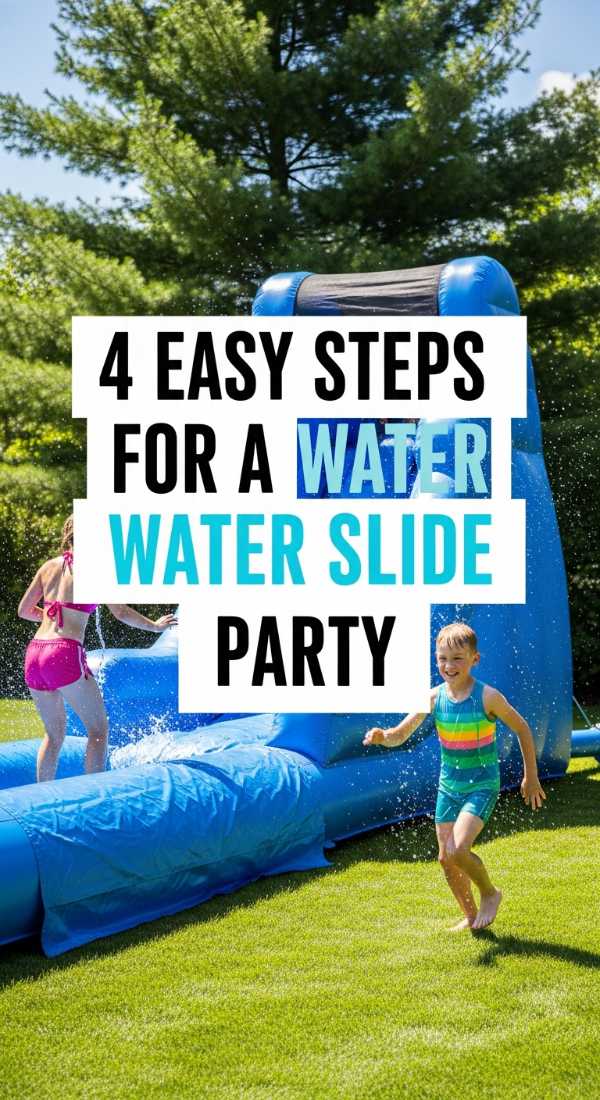 4 Easy Steps For A Water Slide Party 69efae4316197