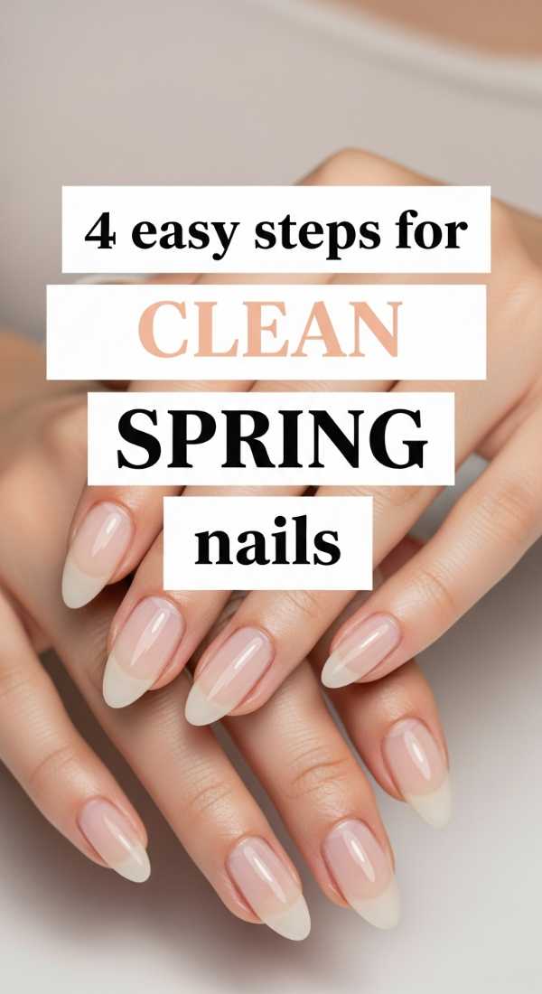 4 Easy Steps For Clean Spring Nails 69e4c2f3d555f