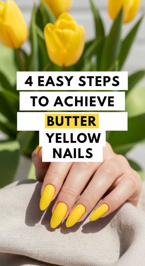 4 Easy Steps To Achieve Butter Yellow Nails 69ea689bdebc3