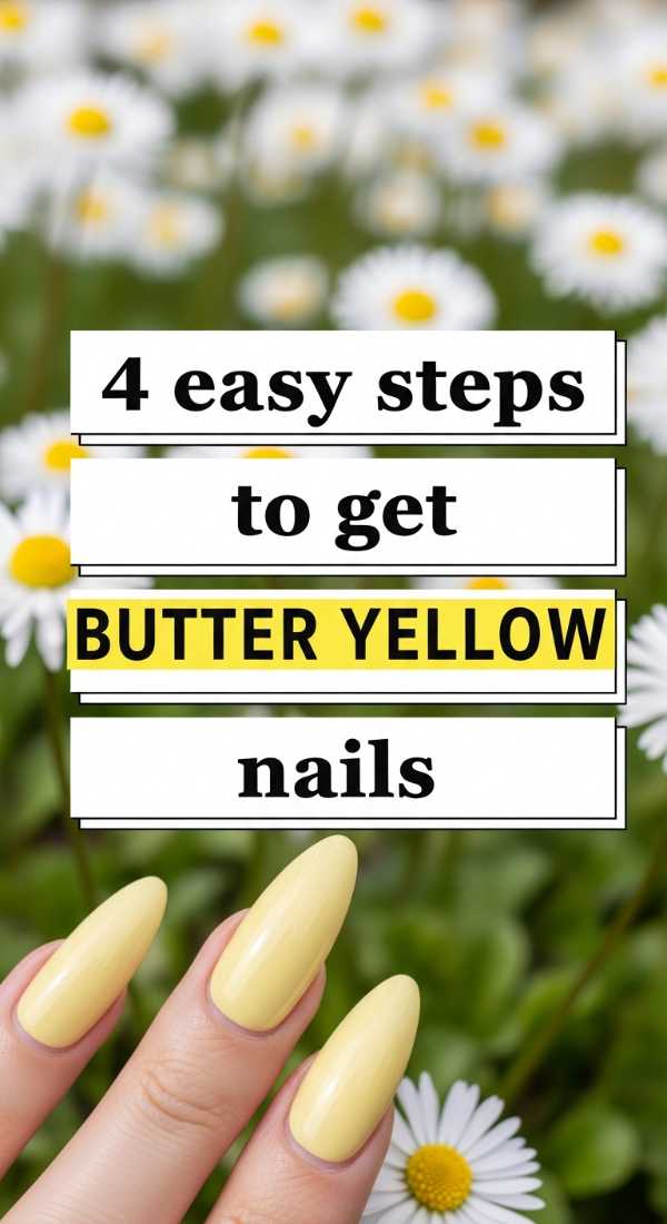 4 Easy Steps To Get Butter Yellow Nails 69e5251a12114