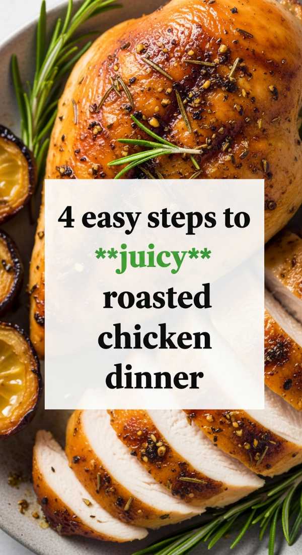 4 Easy Steps To Juicy Roasted Chicken Dinner 69f1970438203
