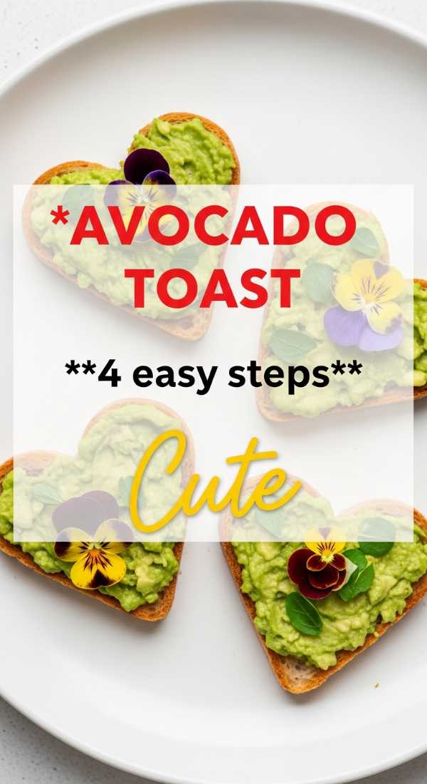 4 Easy Steps To Make Heart Shaped Avocado Toast 69e8f8d2c090b