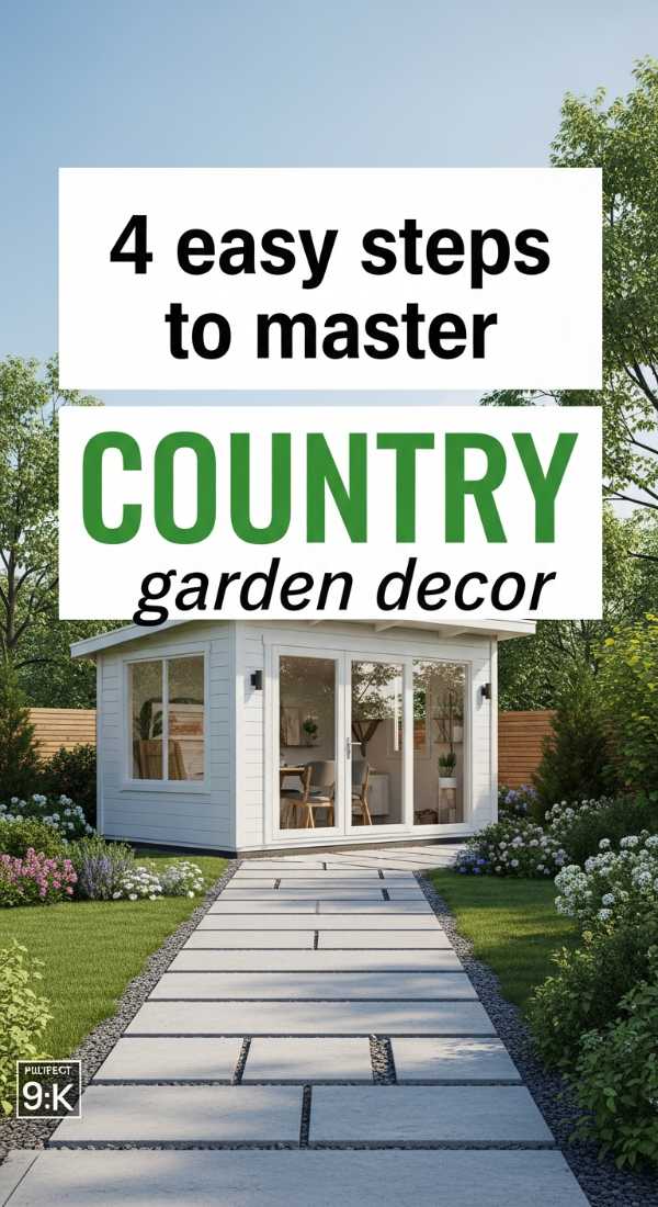 4 Easy Steps To Master Country Garden Decor 69f1b1db33df4