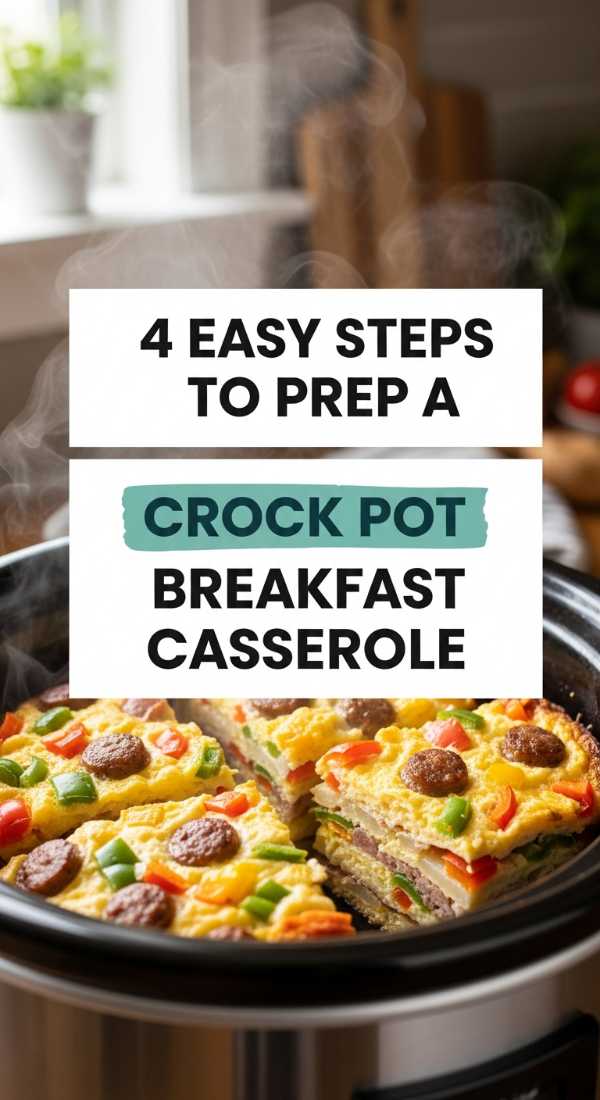 4 Easy Steps To Prep A Crock Pot Breakfast Casserole 69e5d85f8096e