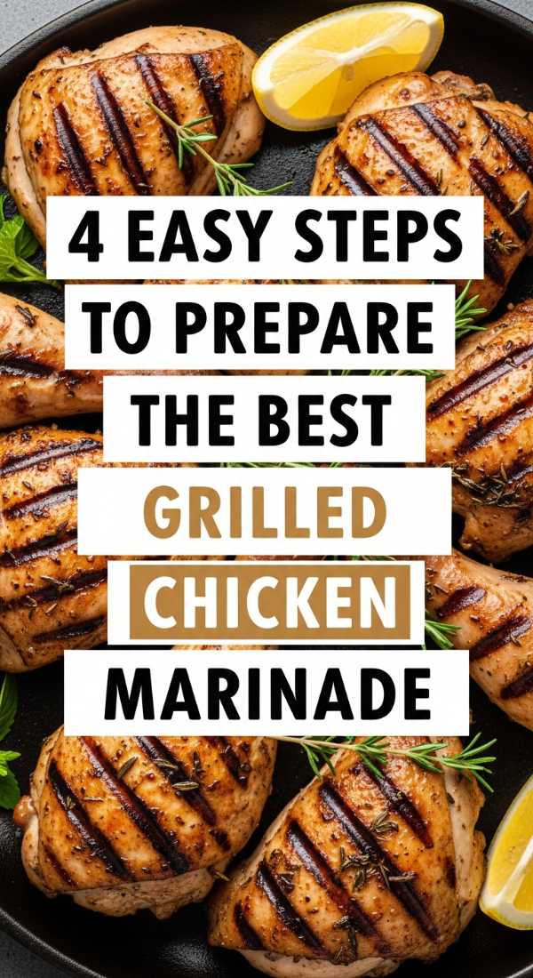 4 Easy Steps To Prepare The Best Grilled Chicken Marinade 69e70ad3d1eb8