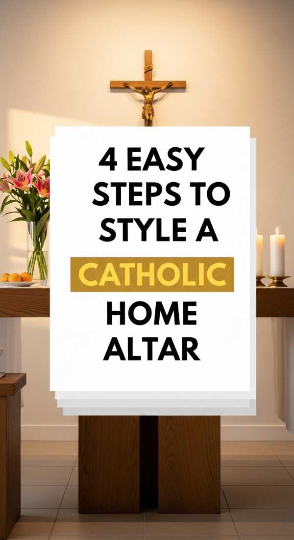4 Easy Steps To Style A Catholic Home Altar 69e6498119404