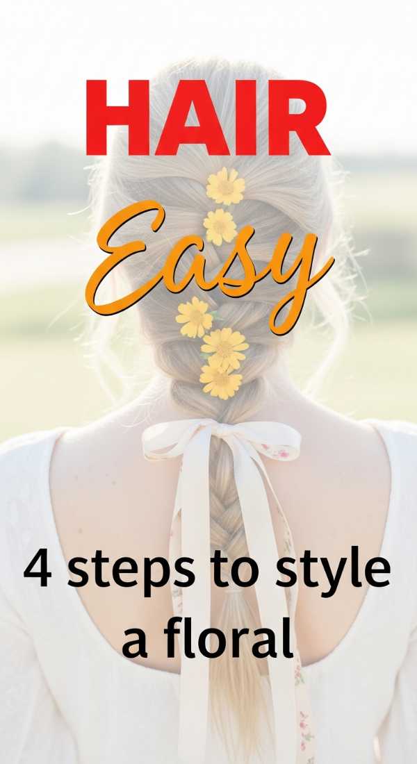 4 Easy Steps To Style A Floral Hair Look 69ee4b63321d1