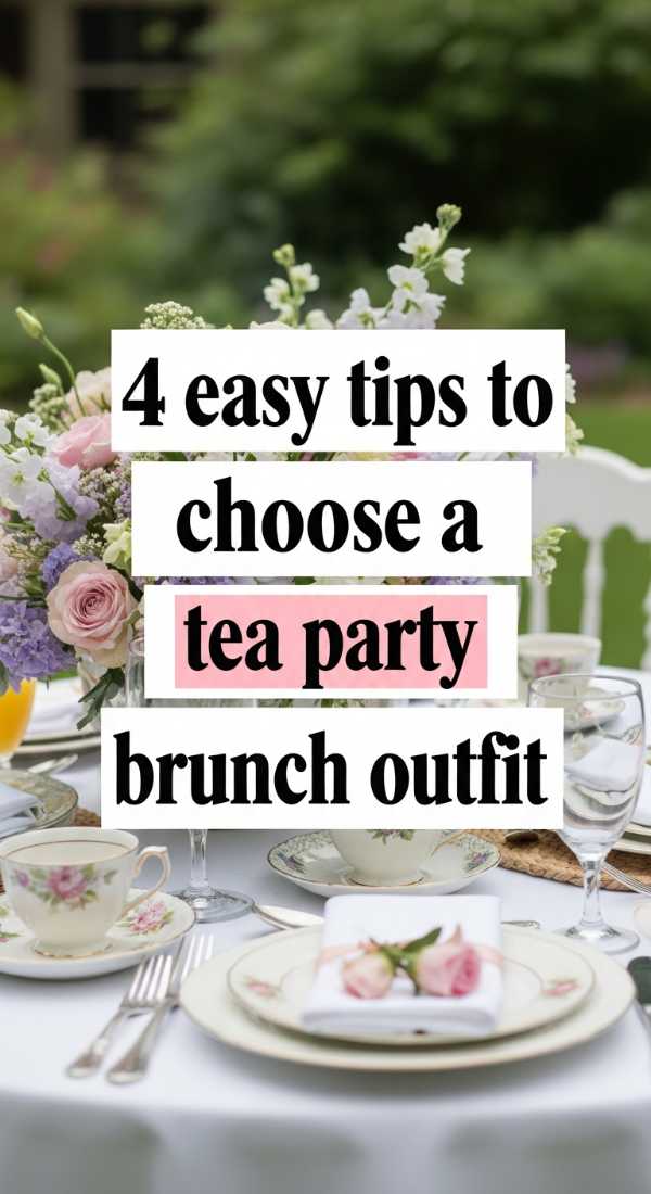 4 Easy Tips To Choose A Tea Party Brunch Outfit 69e60f58a0743