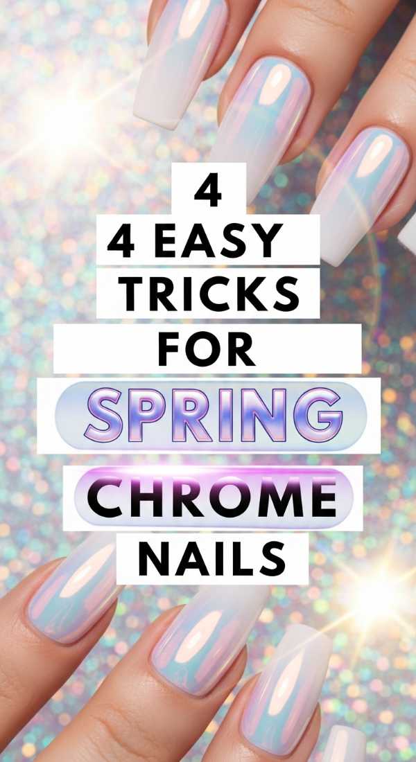 4 Easy Tricks For Spring Chrome Nails 69e3c1d9d9d85