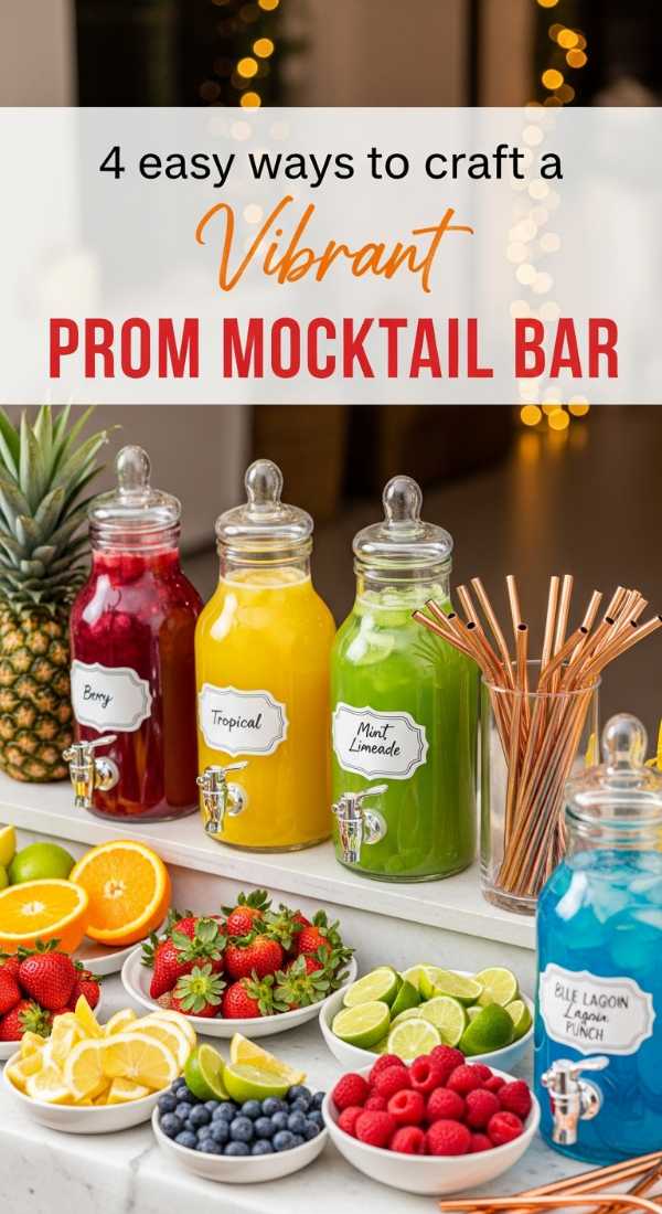 4 Easy Ways To Craft A Vibrant Mocktail Bar 69efa7a01ceba