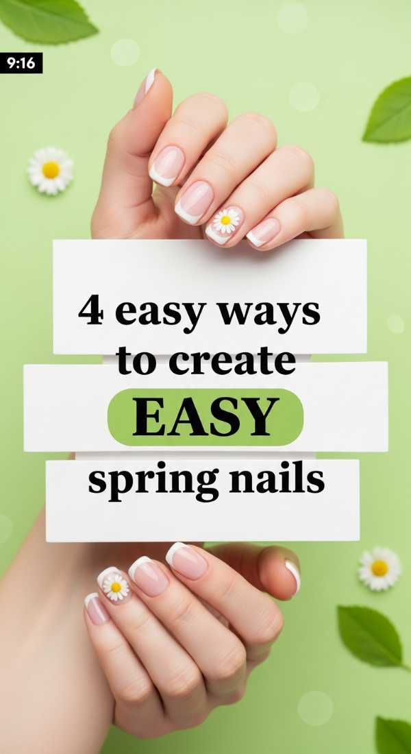 4 Easy Ways To Create Easy Spring Nails 69e3c05f42b50