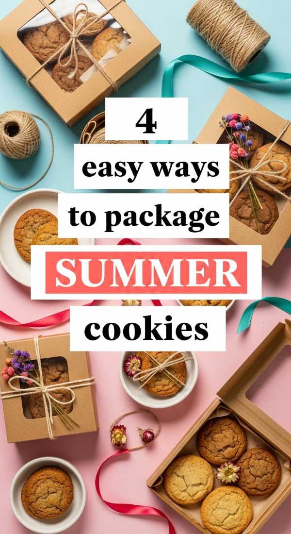 4 Easy Ways To Package Summer Cookies 69ef46905b1cf