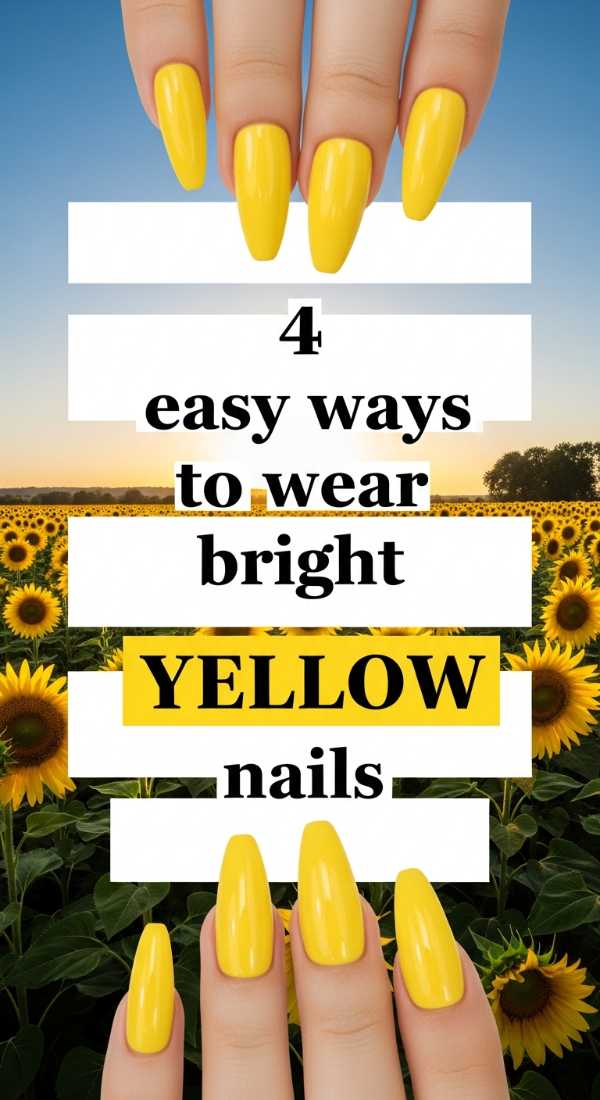 4 Easy Ways To Wear Bright Yellow Nails 69efaf9db87ed