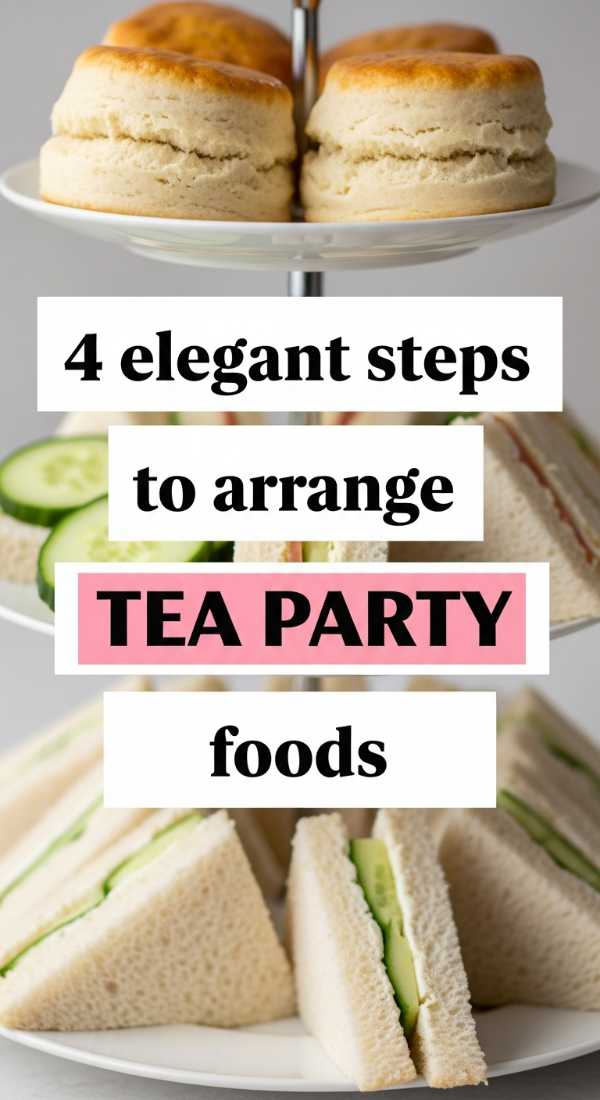4 Elegant Steps To Arrange Tea Party Foods 69ec86d727e5b