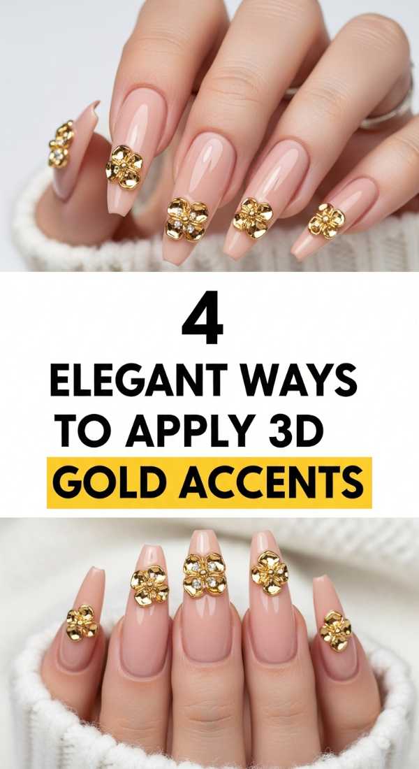 4 Elegant Ways To Apply 3d Gold Accents 69ea02a277b80