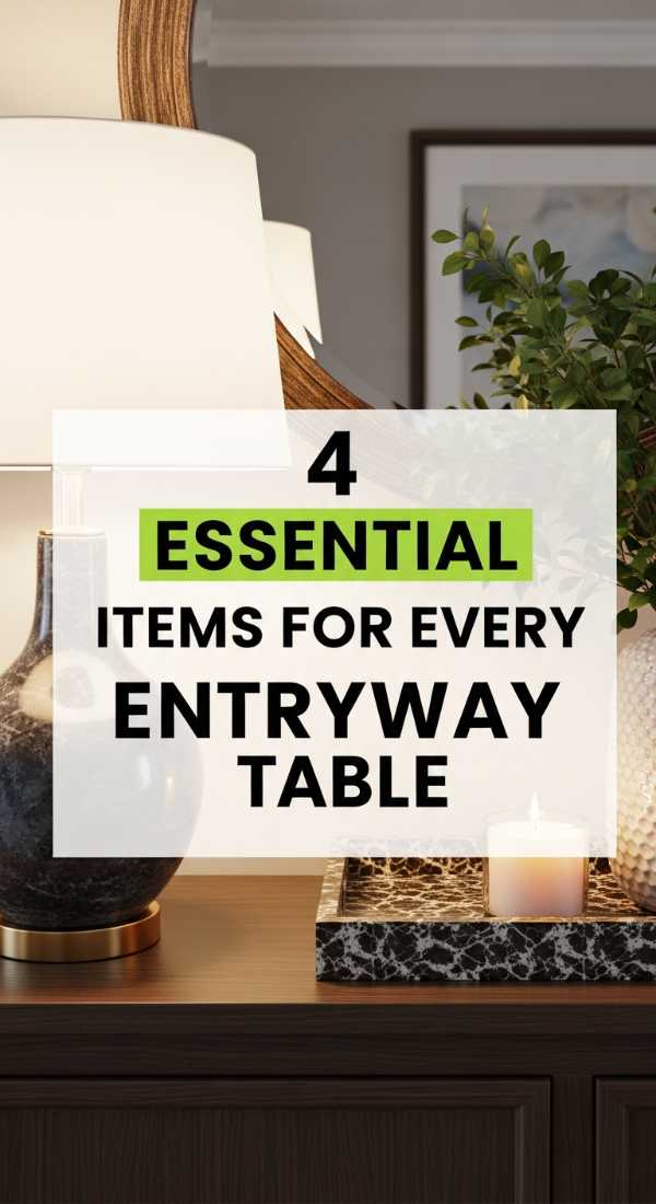 4 Essential Items For Every Entryway Table 69f0ed9266668