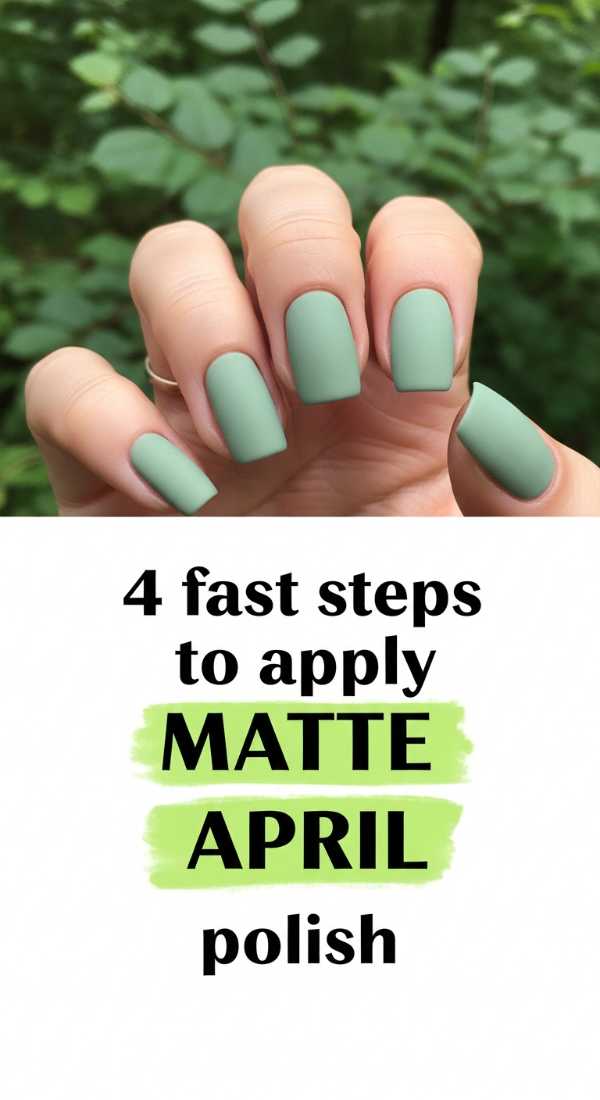 4 Fast Steps To Apply Matte April Polish 69ed0ab128e84