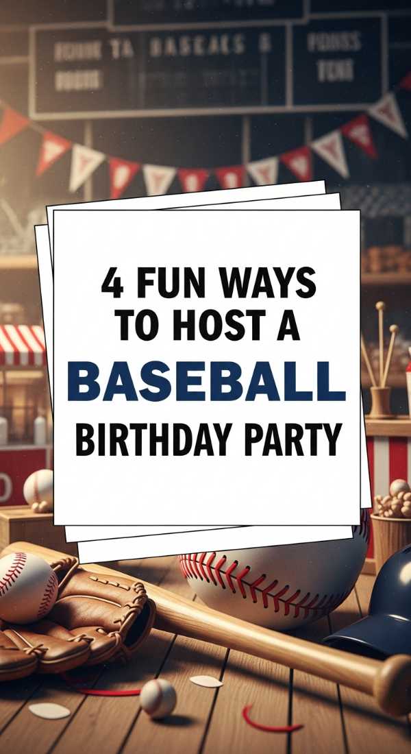 4 Fun Ways To Host A Baseball Birthday Party 69ecb089ae89e