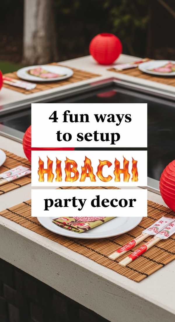 4 Fun Ways To Setup Hibachi Party Decor 69e32c4d50256