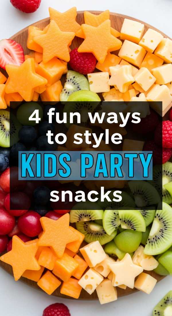 4 Fun Ways To Style Kids Party Snacks 69edf415cd0c4