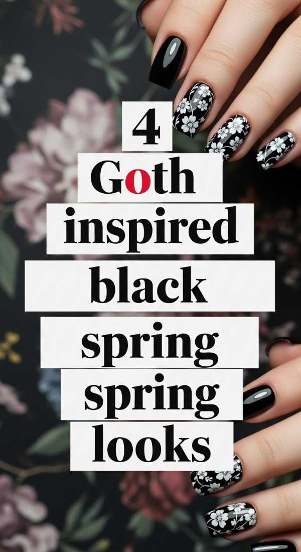 4 Goth Inspired Black Spring Looks 69efaf8533efe
