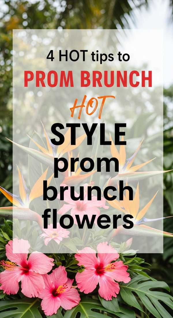 4 Hot Tips To Style Prom Brunch Flowers 69eb998c180de