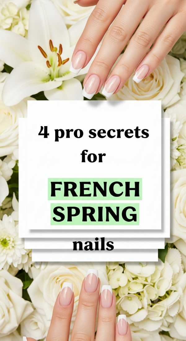 4 Pro Secrets For French Spring Nails 69ea68adbf8fd