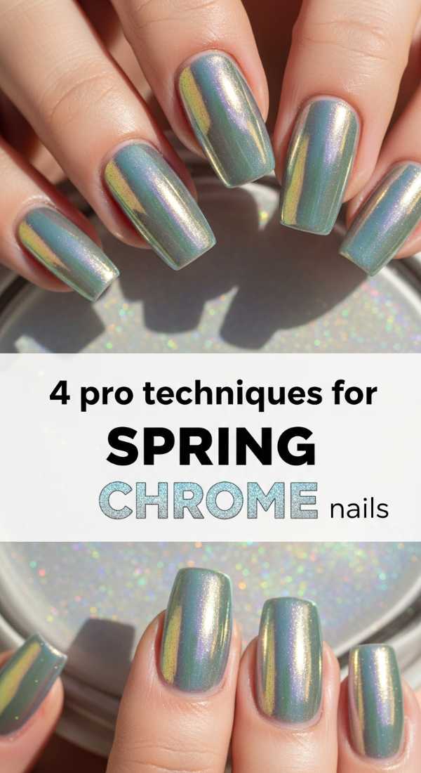 4 Pro Techniques For Spring Chrome Nails 69e52518ea358