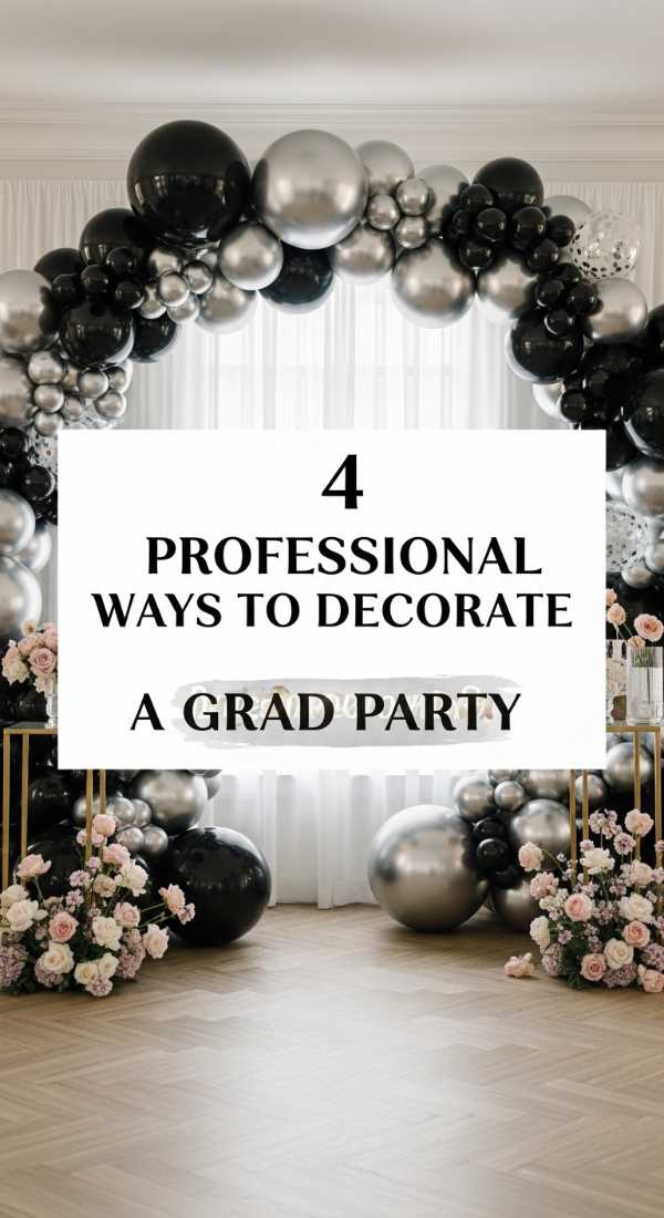 4 Professional Ways To Decorate A Grad Party 69ecb0821079b