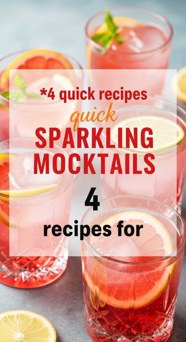 4 Quick Recipes For Sparkling Prom Mocktails 69eb99807b44e