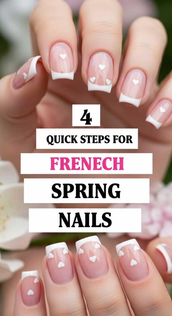 4 Quick Steps For Perfect French Spring Nails 69ea698da6fec