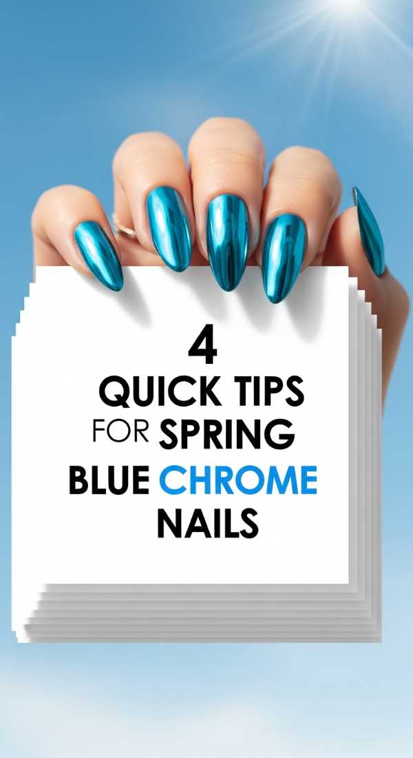 4 Quick Tips For Spring Blue Chrome Nails 69ea6894a629f