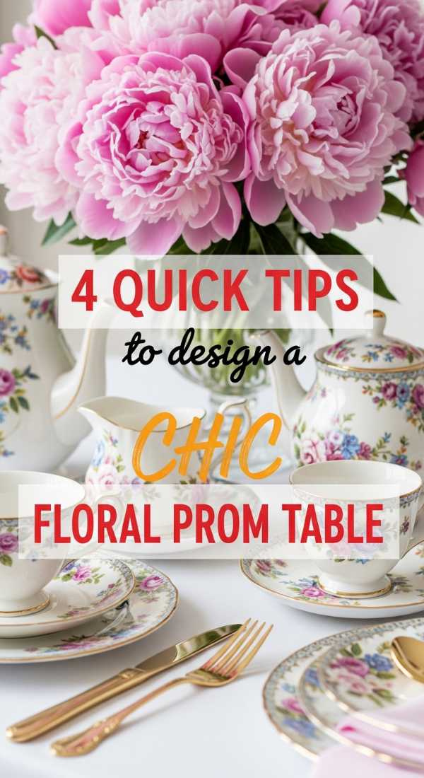 4 Quick Tips To Design A Floral Prom Table 69efa7c096540