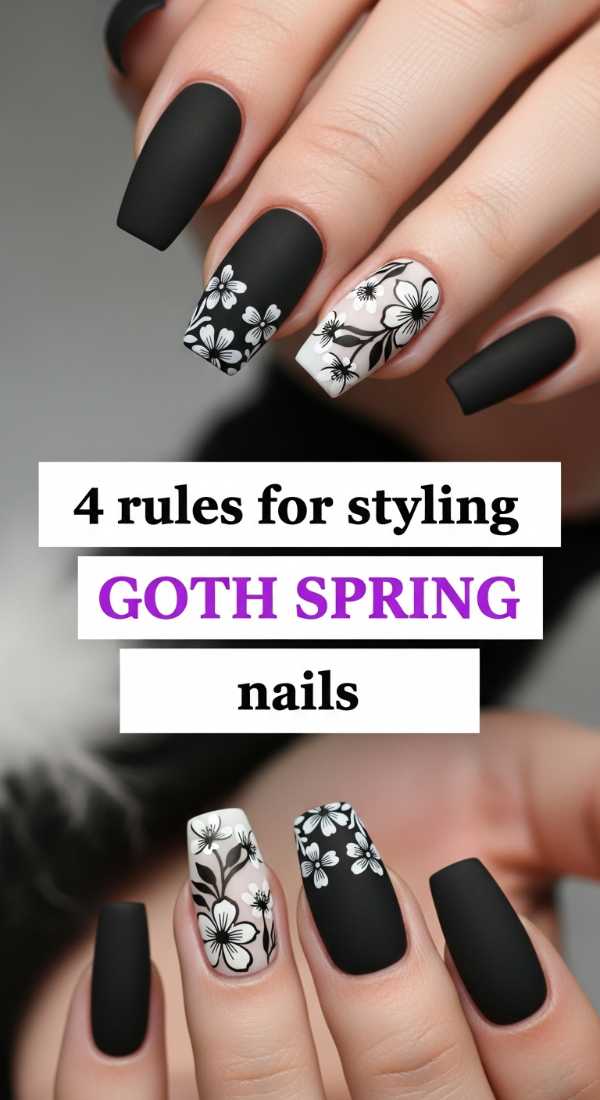 4 Rules For Styling Goth Spring Nails 69efb16fee06d