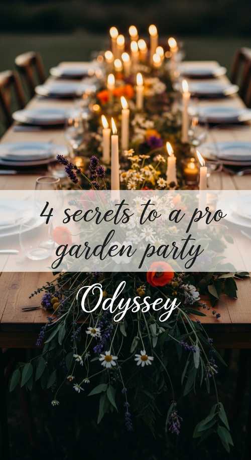 4 Secrets to a Professional Garden Party Setup