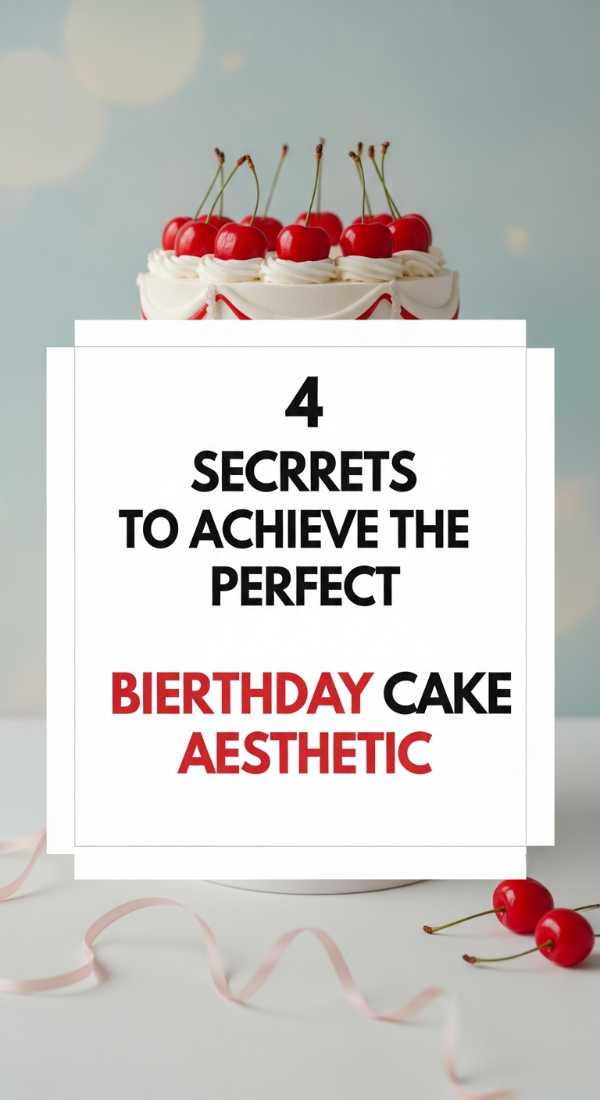 4 Secrets To Achieve The Perfect Birthday Cake Aesthetic 69edfa7e44af5