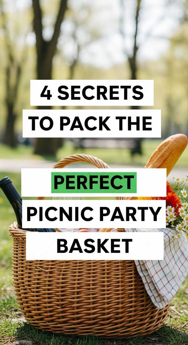 4 Secrets To Pack The Perfect Picnic Party Basket 69efae548dfdf