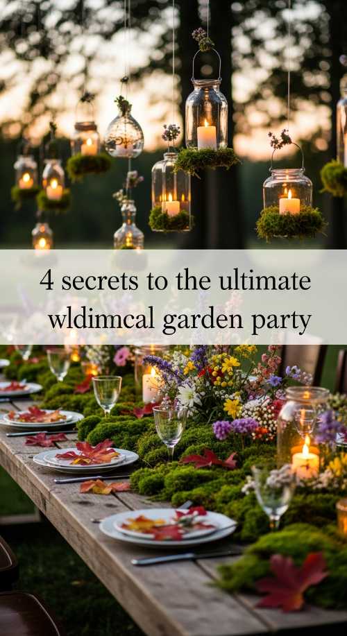 4 Secrets to the Ultimate Whimsical Garden Party Setup
