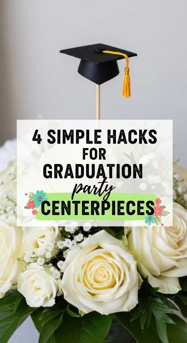 4 Simple Hacks For Graduation Party Centerpieces 69e902667cf36