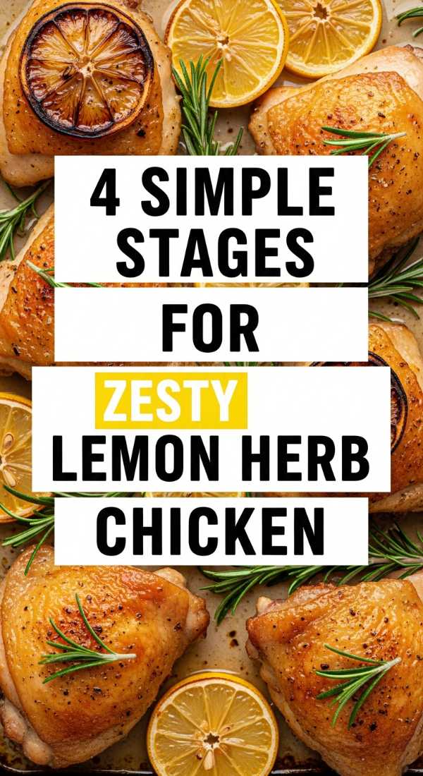 4 Simple Stages For Zesty Lemon Herb Chicken 69e9b6e2987b1