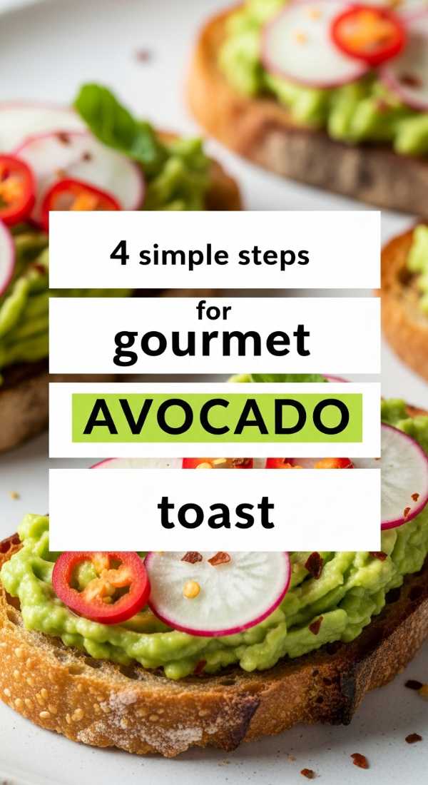 4 Simple Steps For Gourmet Avocado Toast 69f19707e6644