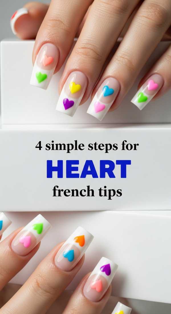 4 Simple Steps For Heart French Tips 69eba3ae11ba5