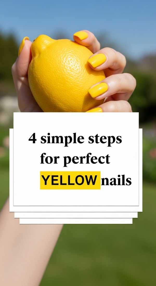 4 Simple Steps For Perfect Yellow Nails 69ed0bc3c8df9