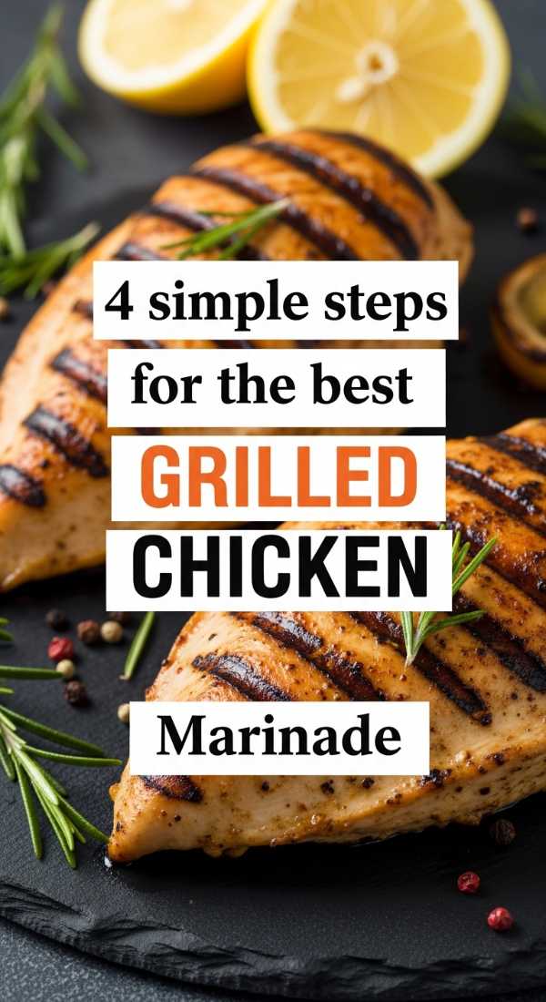 4 Simple Steps For The Best Grilled Chicken Marinade 69e70bf5f0ed6